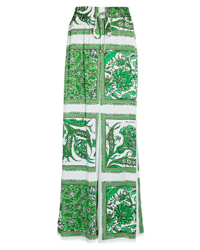 Alemais Lucille Lounge Shirt and Pants Silk Set Size 6 - 6 / Print - Outfit Sets