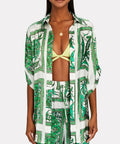 Alemais Lucille Lounge Shirt and Pants Silk Set Size 6 - 6 / Print - Outfit Sets