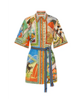 Alemais Lucky Pace Mini Dress Multi Size 10 & 14 - Dresses