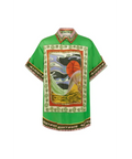 Alemais Lucky Pace Silk Shirt & Pant Set Green Size 12 - 12 / Multi - Outfit Sets