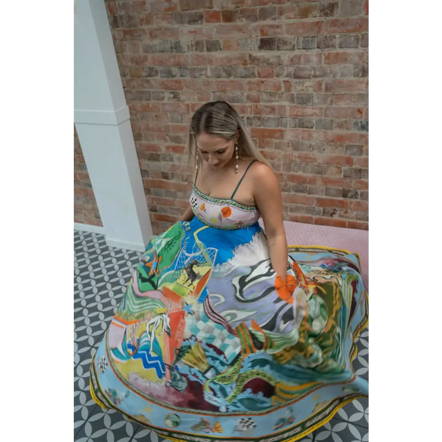 Alemais Lucky Pace Sundress Multi Size 8 12 & 16 - Dresses