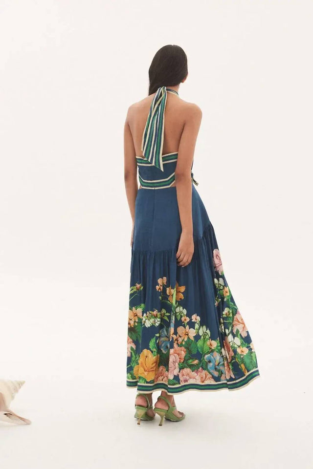 slim fit dress slacks Alemais Lyla Halter Midi Dress main image 0