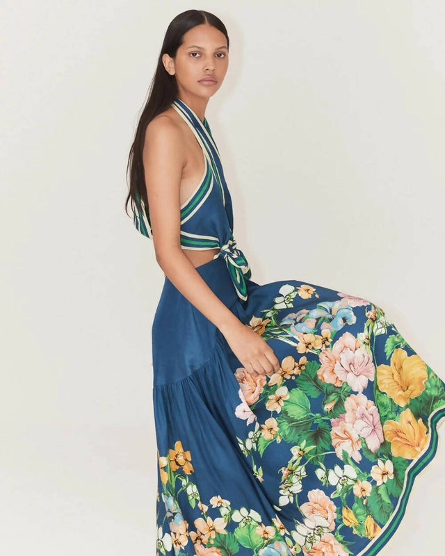 ALEMAIS - Alemais Lyla Halter Midi Dress