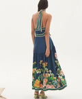 ALEMAIS - Alemais Lyla Halter Midi Dress