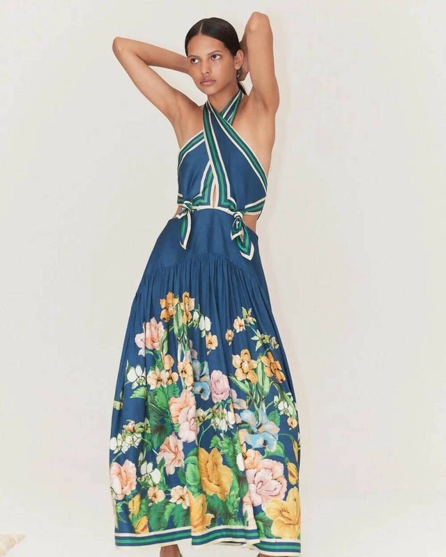 ALEMAIS - Alemais Lyla Halter Midi Dress