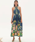 ALEMAIS - Alemais Lyla Halter Midi Dress