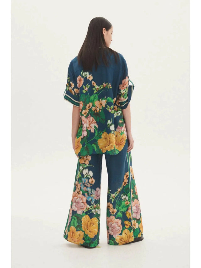 Alemais Lyla Linen Shirt and Pants Set - 16 / Floral - Outfit Sets