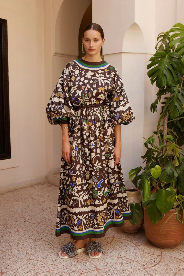 Alémais Maroc Midi - 16 / Brown - Dresses