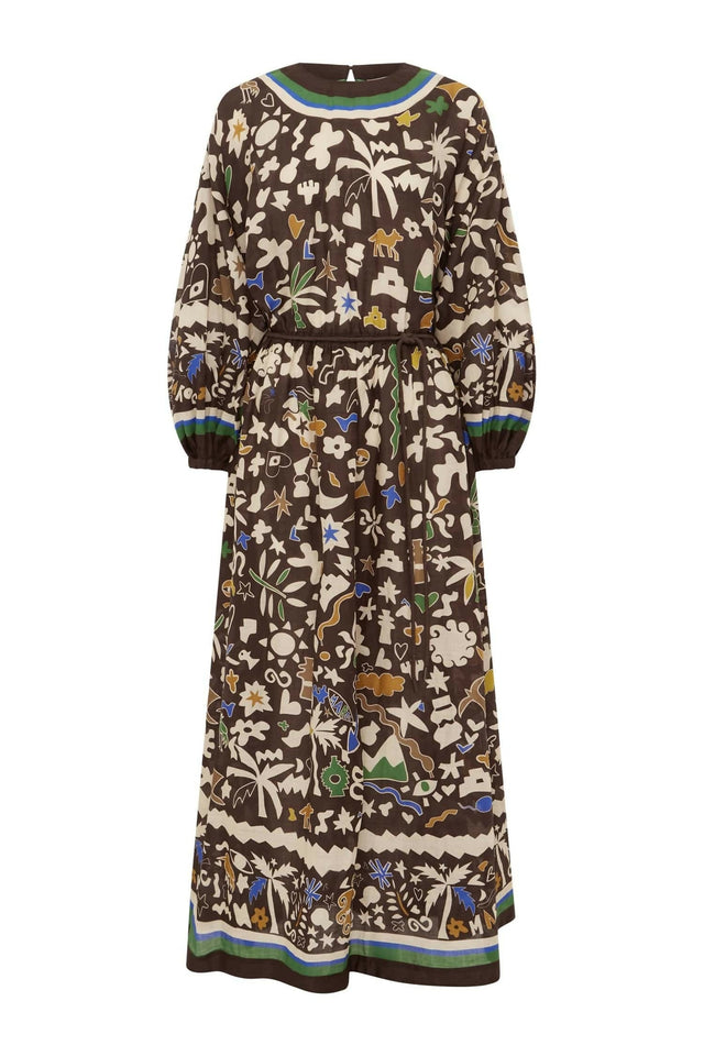 Alémais Maroc Midi - 16 / Brown - Dresses