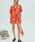 Alemais Martha Shirt and Skirt Set Red Size 12 - 12 / Red - Outfit Sets