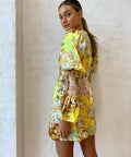 Curated Collection - Alemais Matilde Puff Sleeve Mini Dress Print