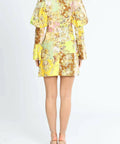 Curated Collection - Alemais Matilde Puff Sleeve Mini Dress Print
