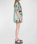 Alemais Meagan Linen Shirt and Short Set Green Size 14 & 16 - Outfit Sets