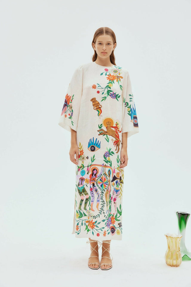 Alemais Meagan Midi Dress Print Size AU 12 & 16 - Dresses