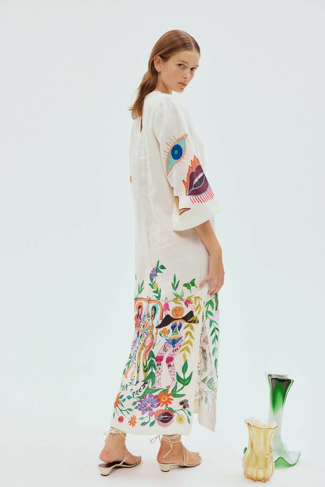 Alemais Meagan Midi Dress Print Size AU 12 & 16 - Dresses