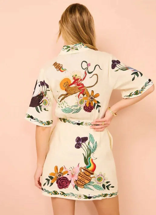 Alemais Meagan Mini Dress Print - Dresses