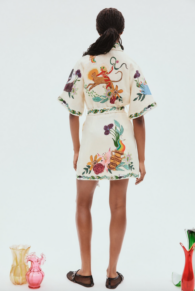 Alemais Meagan Mini dress / Size 10 - 10 / Print - Dresses