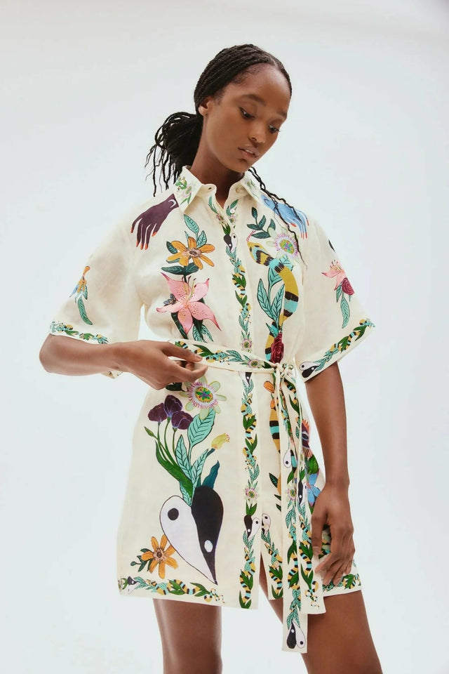 Alemais Meagan Shirtdress Size 6 8 10,12 & 14 - Dresses