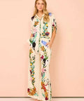 Alemais Meagan Silk Pant And Shirt Set Multi Print Size 14 - 14 / Print - Dresses