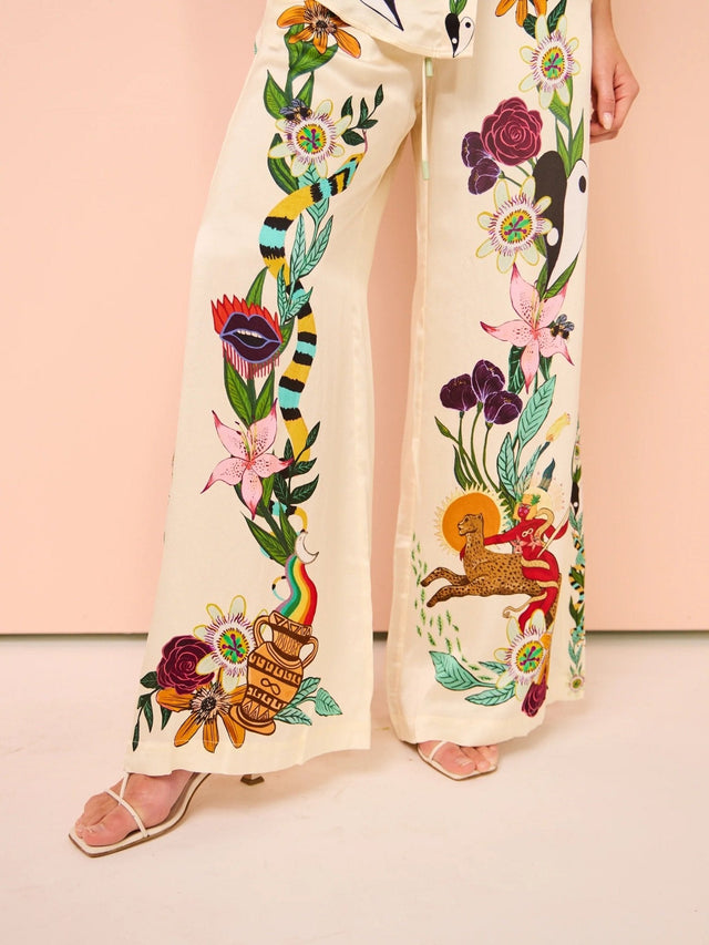 ALEMAIS - ALEMAIS Meagan Silk Shirt and Pants