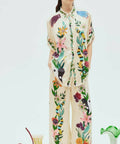 ALEMAIS - Alemais Megan Silk Pant Size 10 And Oversized Shirt Size 8 Set Print