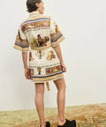 Alemais Mercado Mini Dress Multicolour Size AU 14 - 14 / Print - Dresses