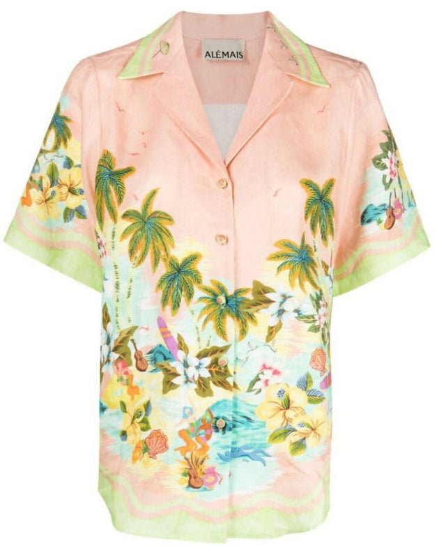 Alemais Mermaid Point Shirt and Shorts Set - 12 / Print - Outfit Sets