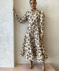 ALEMAIS - Alemais Mia Midi Dress in Cream Paisley