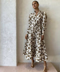 ALEMAIS - Alemais Mia Midi Dress in Cream Paisley