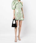 Alemais Mira One Shoulder Mini Dress Green Size 10 - 10 / Green - Dresses