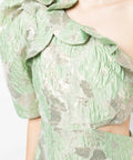 Alemais Mira One Shoulder Mini Dress Green Size 10 - 10 / Green - Dresses