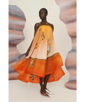 Alemais Neptuna Silk Strapless Gown - 10 / Print - Dresses