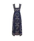 Alemais Oceane Summer Dress Blue Print Size 10 - 10 / Blue - Dresses