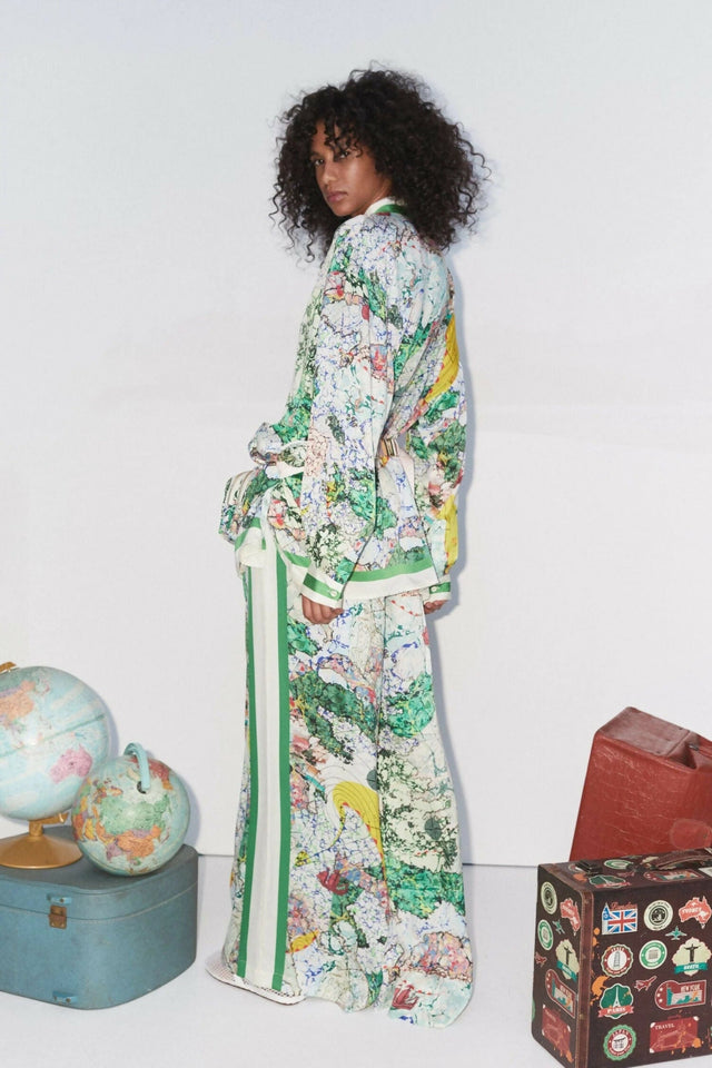 Alemais Odyssey Silk Shirt and Pant Set 14 & 16 - Outfit Sets