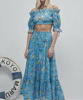 ALEMAIS - Alemais Otto Crop and Midi Skirt