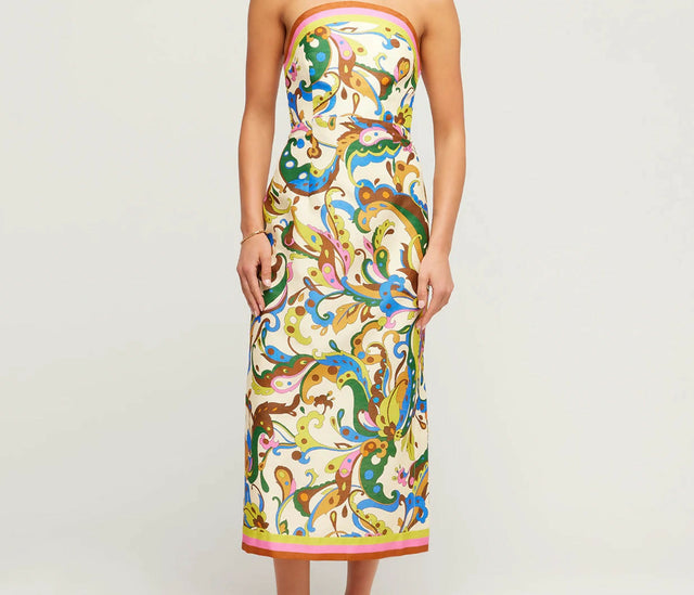Alemais Ozma Midi Dress Multi Size 6 8 10 & 12 - Dresses