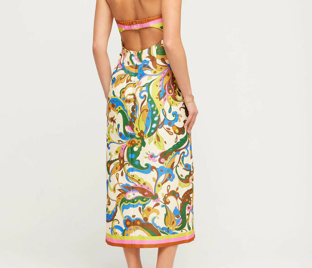 Alemais Ozma Midi Dress Multi Size 6 8 10 & 12 - Dresses