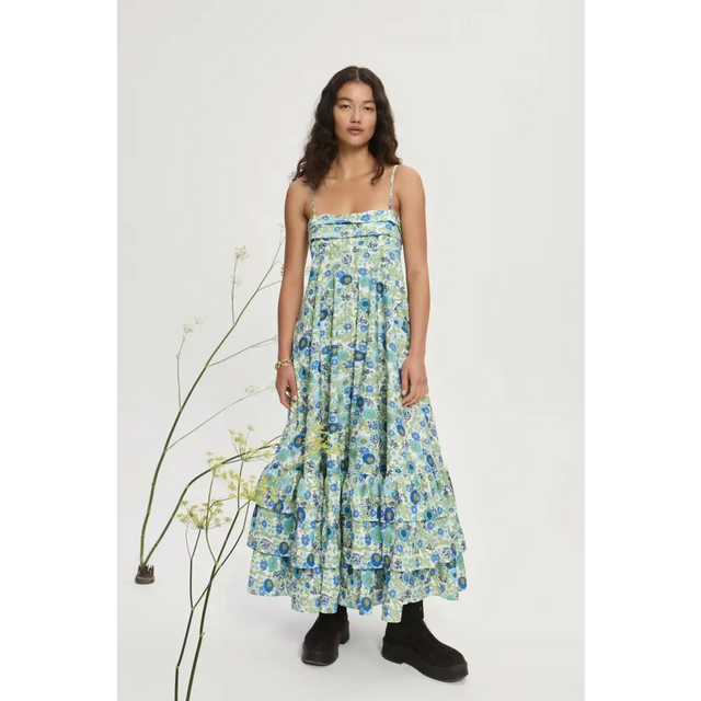 Alemais Pam Tiered Dress - 8 / Print - Dresses