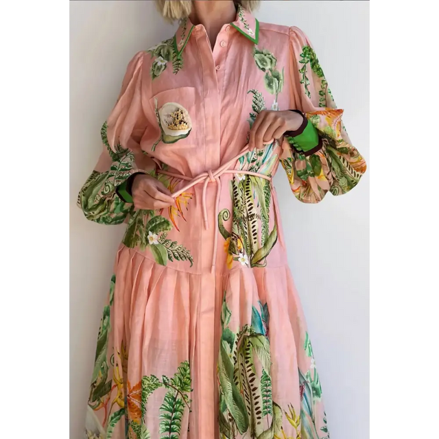 Alemais Papaya Shirtdress Pink Size 12 - 12 / Pink - Dresses