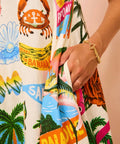 Alemais Paradiso Linen Sundress - Dresses