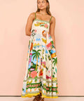 Alemais Paradiso Linen Sundress - Dresses