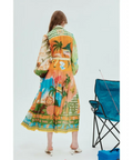 Alemais Paradiso Midi Shirtdress Multi Print - 10 / Print - Dresses
