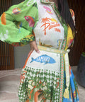 Alemais Paradiso Midi Shirtdress Multi Print Size 12 14 & 16 - Dresses
