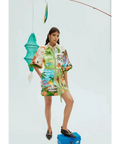 Alemais Paradiso Mini Dress in Multi Size AU 8 - 8 / Print - Dresses