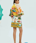 ALEMAIS - Alemais Paradiso Mini Dress Multi Print Size 10