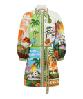 ALEMAIS - Alemais Paradiso Mini Dress Multi Print Size 10