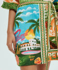 ALEMAIS - Alemais Paradiso Mini Dress Multi Print Size 10