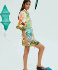 ALEMAIS - Alemais Paradiso Mini Dress Multi Print Size 10