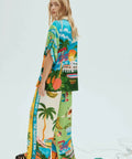 ALEMAIS - Alemais Paradiso Printed Silk Satin Shirt and Pant Set