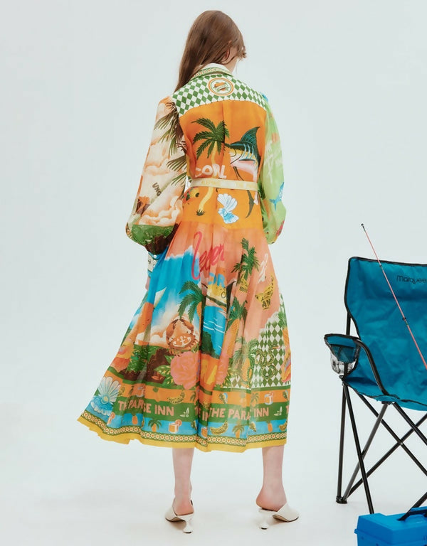 AlemaisParadisoShirtdressinMultiBack